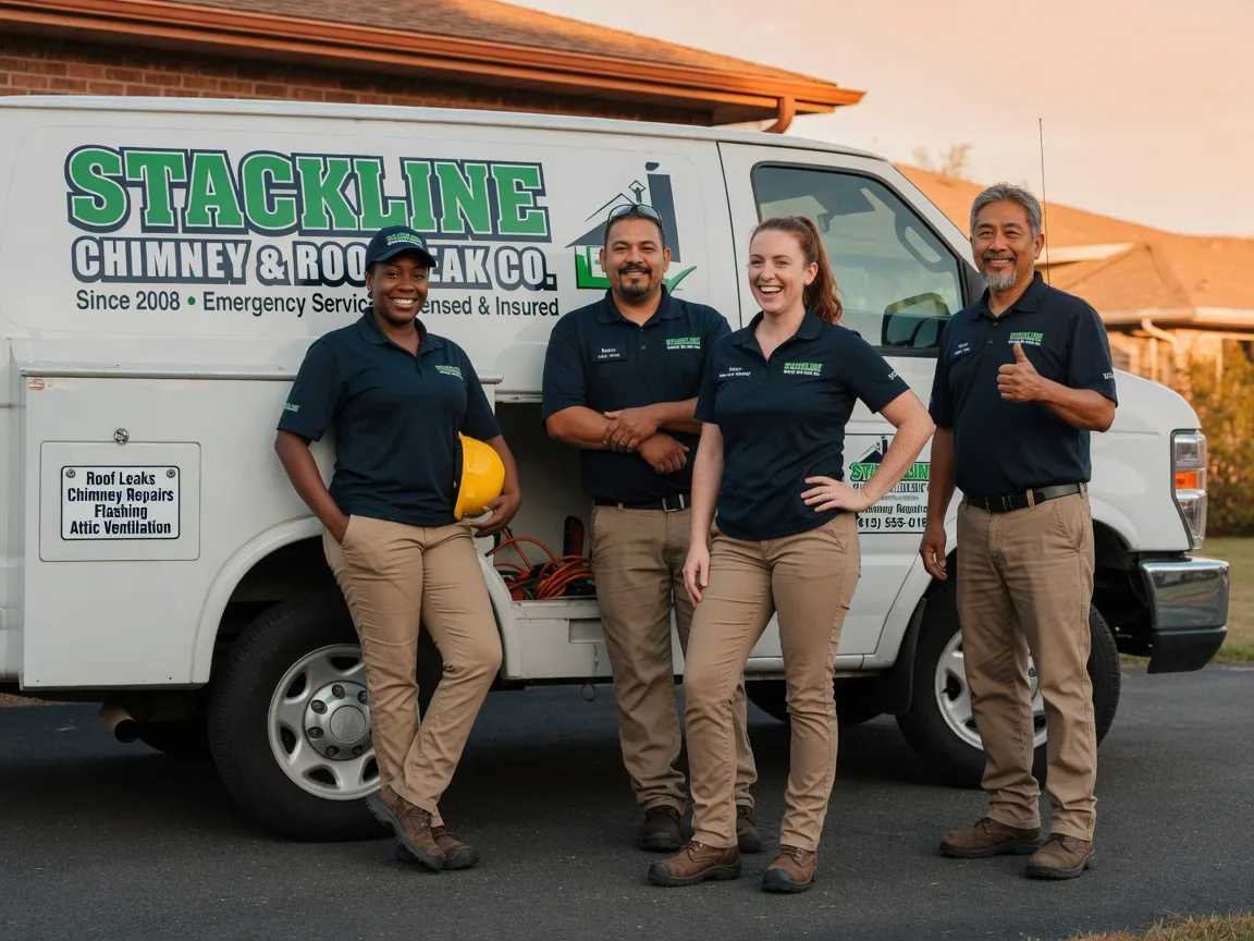 Chimney flashing repair company in Oriental, NC